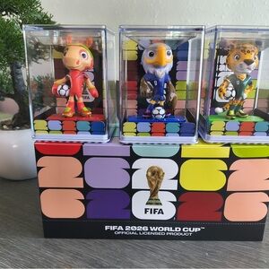 FIFA 2026 World Cup Collectible Figures Set (3 pcs